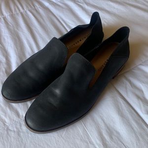 Lucky Brand Black Leather Flats